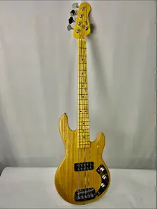 G&L Series 750 CLF-Research L-1000 5-String Bass Natural Gloss Swamp Ash