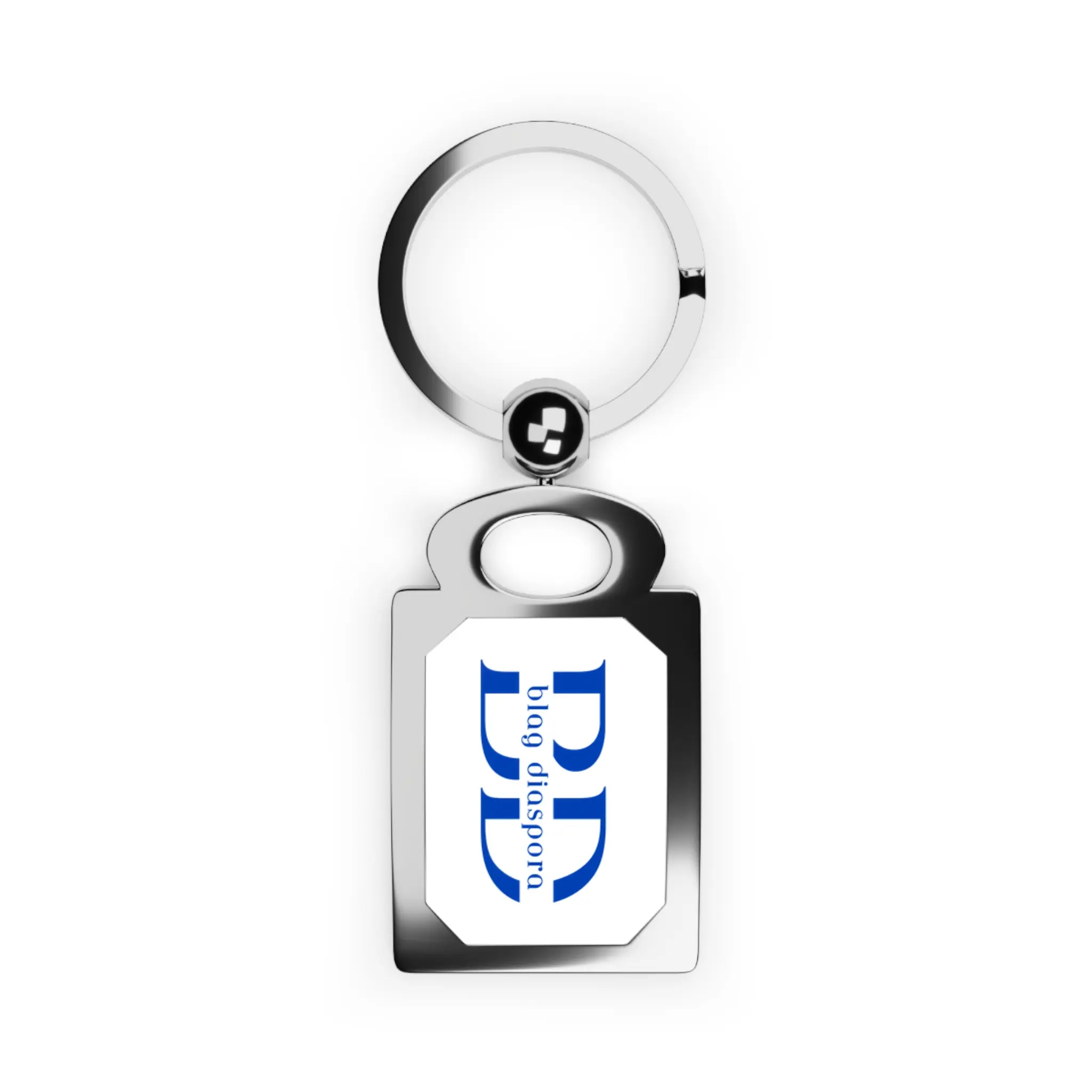 Blag Diaspora logo Rectangle Photo Keyring | Custom Photo Engraved Keychain