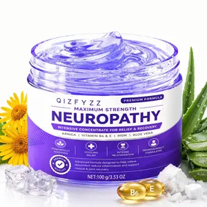 Neuropathy Relief Cream — For Feet, Hands, Legs, Toes, and Lower Back (Extra Strength Formula) — Formulated with Alpha-Lipoic Acid, Arnica, Vitamin B6, Aloe Vera, and MSM — Effective Relief