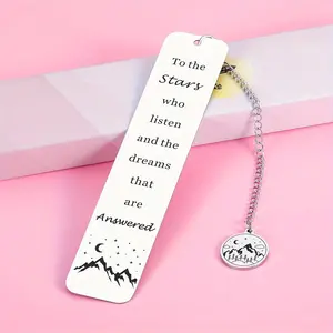 Stainless Steel Bookmark, Creative Inspirational Bookmark, Bookmark for Fans Book Lovers, Reading Lovers Gifts, Birthday Gift Ideas