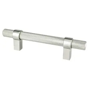 96 mm Center to Center Radial Reign Cabinet Pull, Brushed Nickel