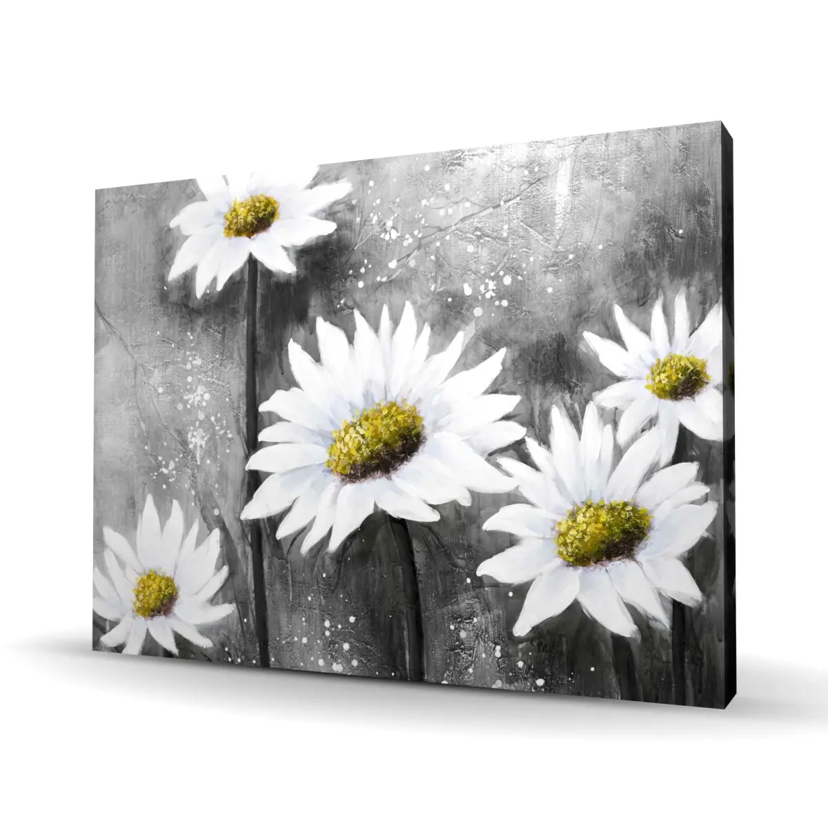 212 MAIN Vibrant Daisy Design Canvas Wall Art, 36x48 in Nature Wildlife Print, Living Room Home Decor, Ideal Gift for Home Supplies Enthusiasts