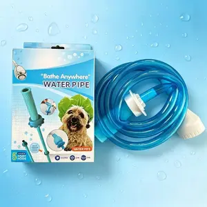 5ft Hose Tub Spout Shower Attachment, No Drill Faucet Sprayer, Multi-use Bathroom Water Spray for Pet Bath Hair Washing