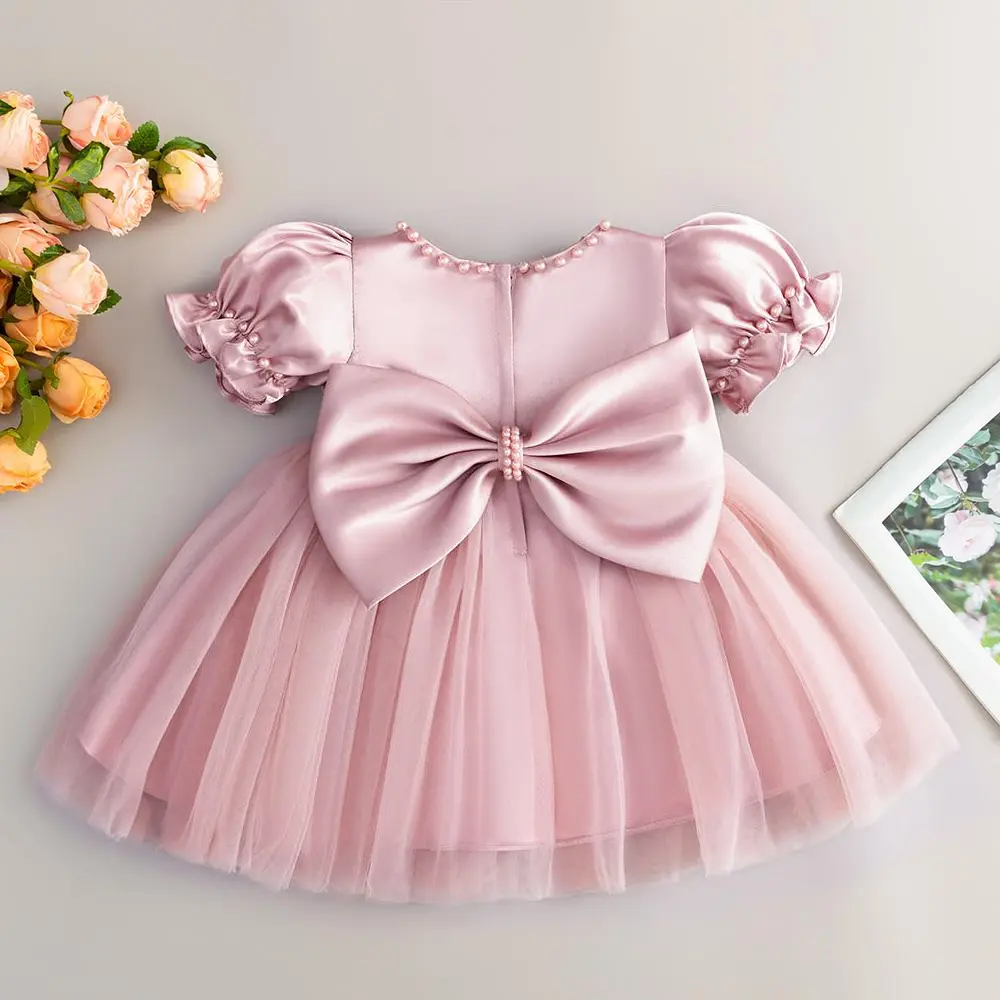 Toddler Baby Girls Party Pageant Dresses Baby Flower Girl Dress Infant Princess Bow Wedding Satin High Quality Tulle Formal Prom Short Gown Baby Girl Dress for 1 Years Birthday 0-24M - TikTok Shop Toddler Baby Girls Party Pageant Dresses Baby Flower Girl Dress Infant Princess Bow Wedding Satin High Quality Tulle Formal Prom Short Gown Baby Girl Dress for 1 Years Birthday 0-24M - TikTok Shop