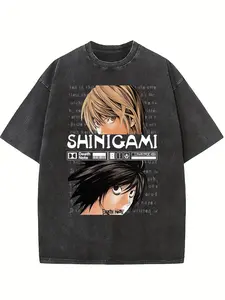 Light Yagami Moon Light Vintage Graphic Tee, Light Yagami Tee, Death Note Shirt, Manga Anime Shirt, Unisex T-Shirt, Anime Clothing, Top Menswear Womenswear Streetwear
