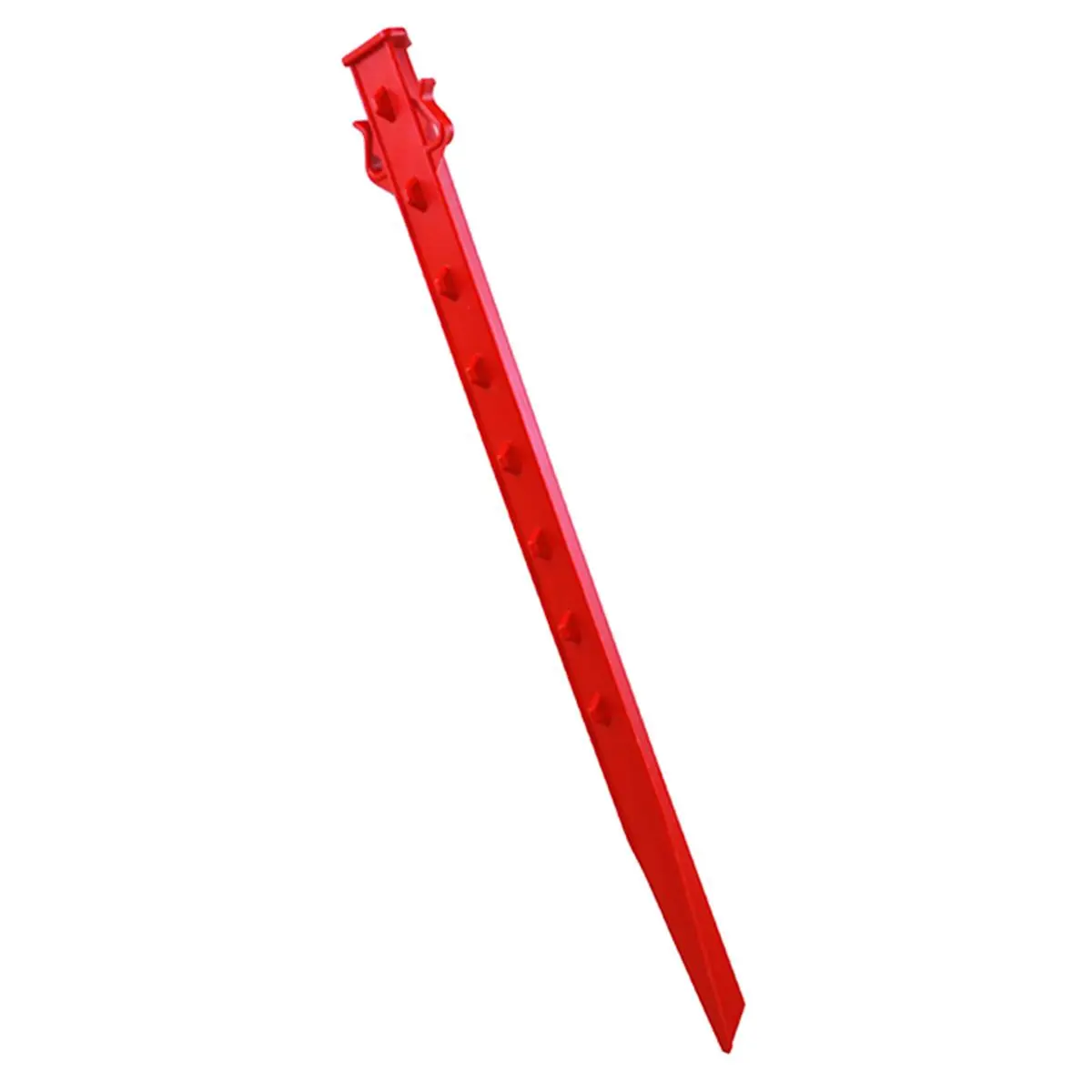 212 MAIN 24 in. UV Resistant Red HDPE Outdoor Plant Garden Stake - Supports Signs, for Home Improvement, Garden Supplies