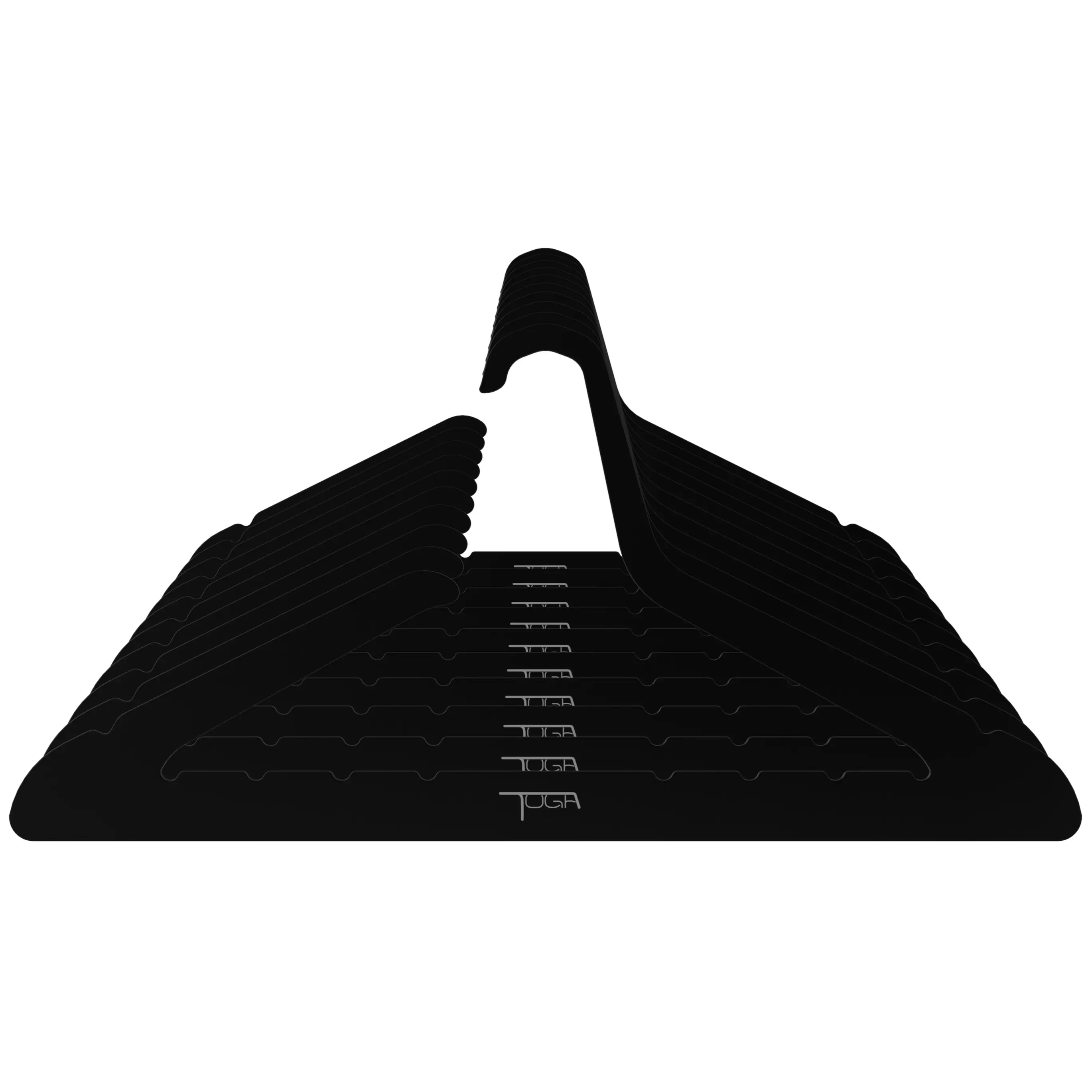 10 Pack Black Toga Hangers