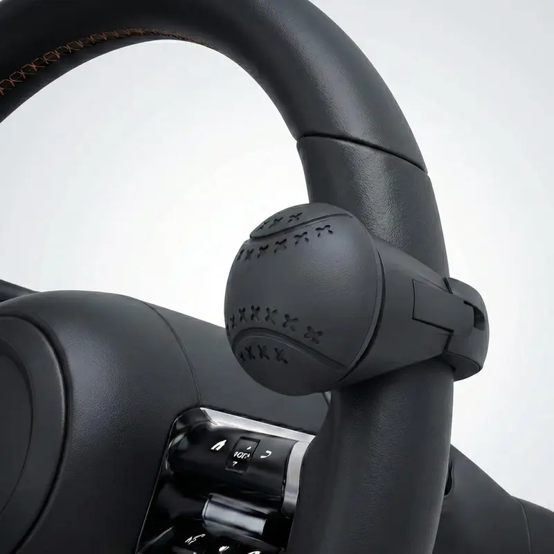 Car Steering Wheel Booster Steering Wheel Spinner Knob 360 Degree Rotation Steering Wheel Knob Ball Labor-saving One Hand Steering Booster Car Accessories soft silicone wheel booster ball anti-slip boat