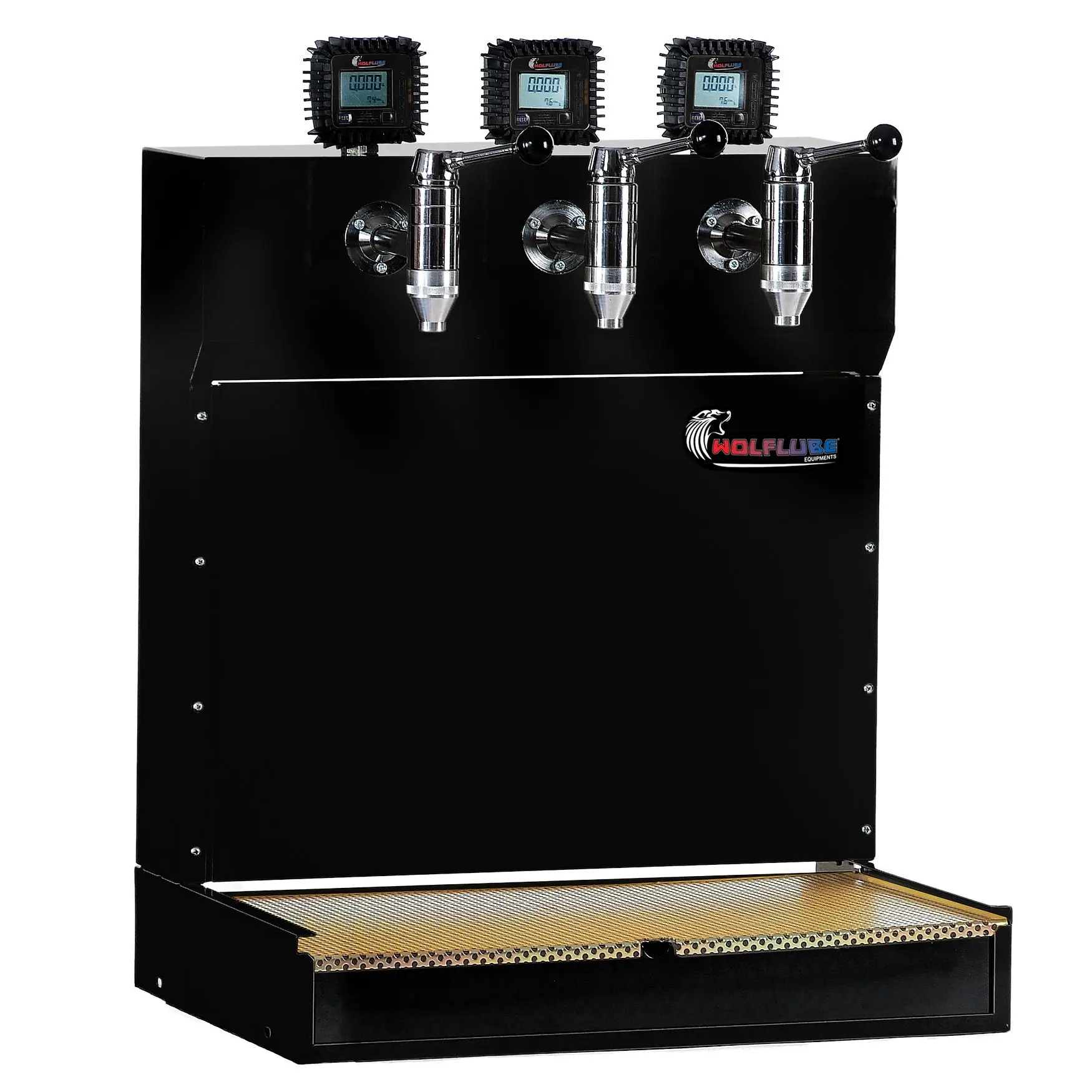 Wolflube Oil Dispenser Bar with  N. 3 Digital Low Meter