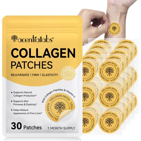 Aceternalabs Collagen Patch 30pcs, Collagen Neck Patch, Easy Application & Absorption, Daily Skincare Patches, Collagen Routine, Skin Repair, Collagen Melting Patch