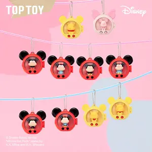 【TOPTOY】Disney Mickey & Friends Mini Pouty Series Figures Blind Box, Cute Figures, Desktop Ornament, Collectible Toys, Birthday & Mothersday Gift summerwins