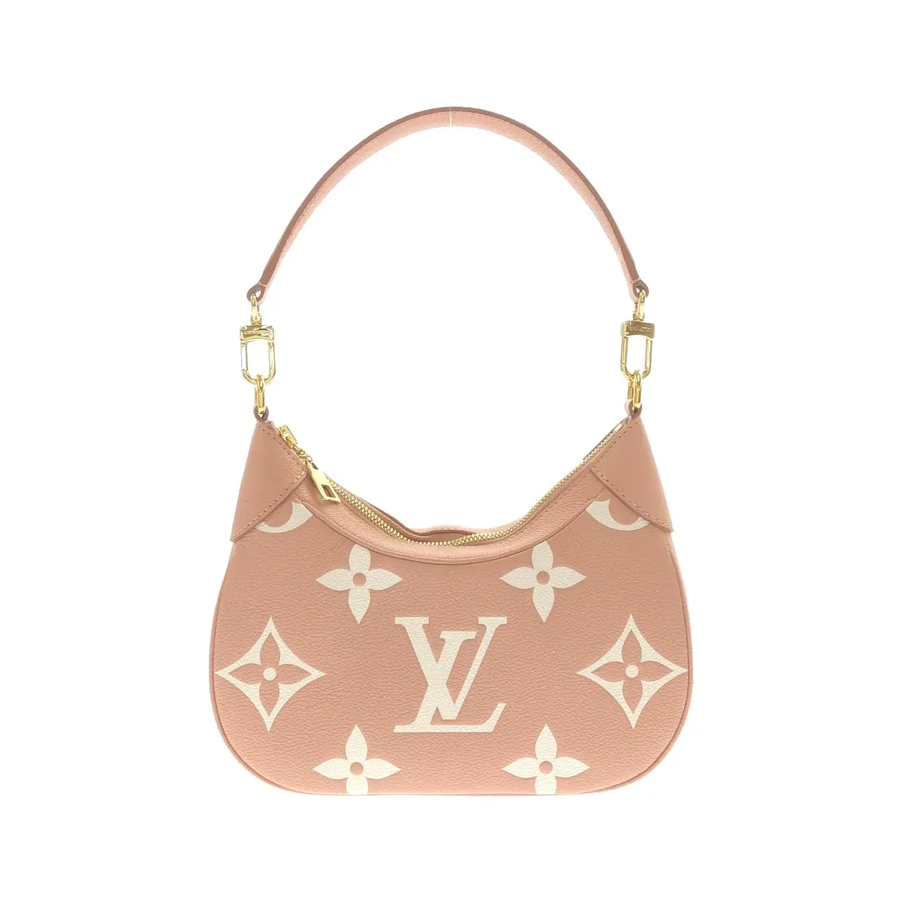 Pre-owned Louis Vuitton Calfskin Shoulder Bags Bagatelle Monogram Empreinte Shoulder Bag