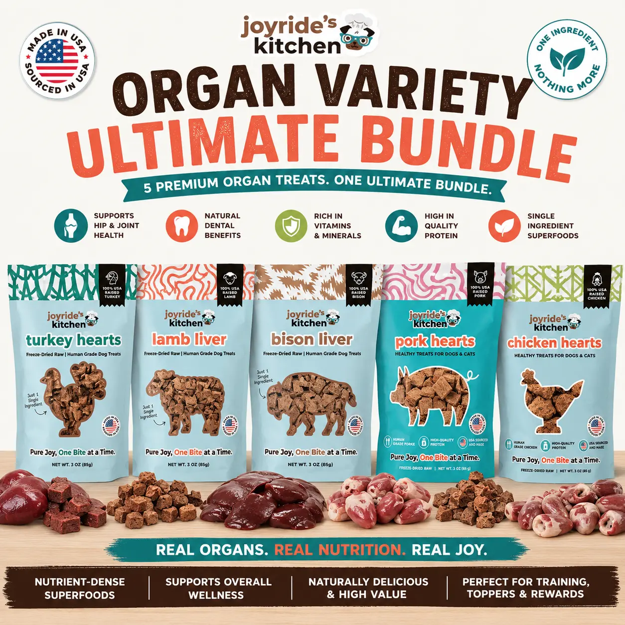 Organ Variety Ultimate Bundle – 5 Pack
