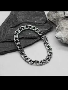 New Totem Bracelet, Elite Warrior High-End Crafted Wristband, Trendy Retro Hip-Hop Style, Unique Personality Accessory