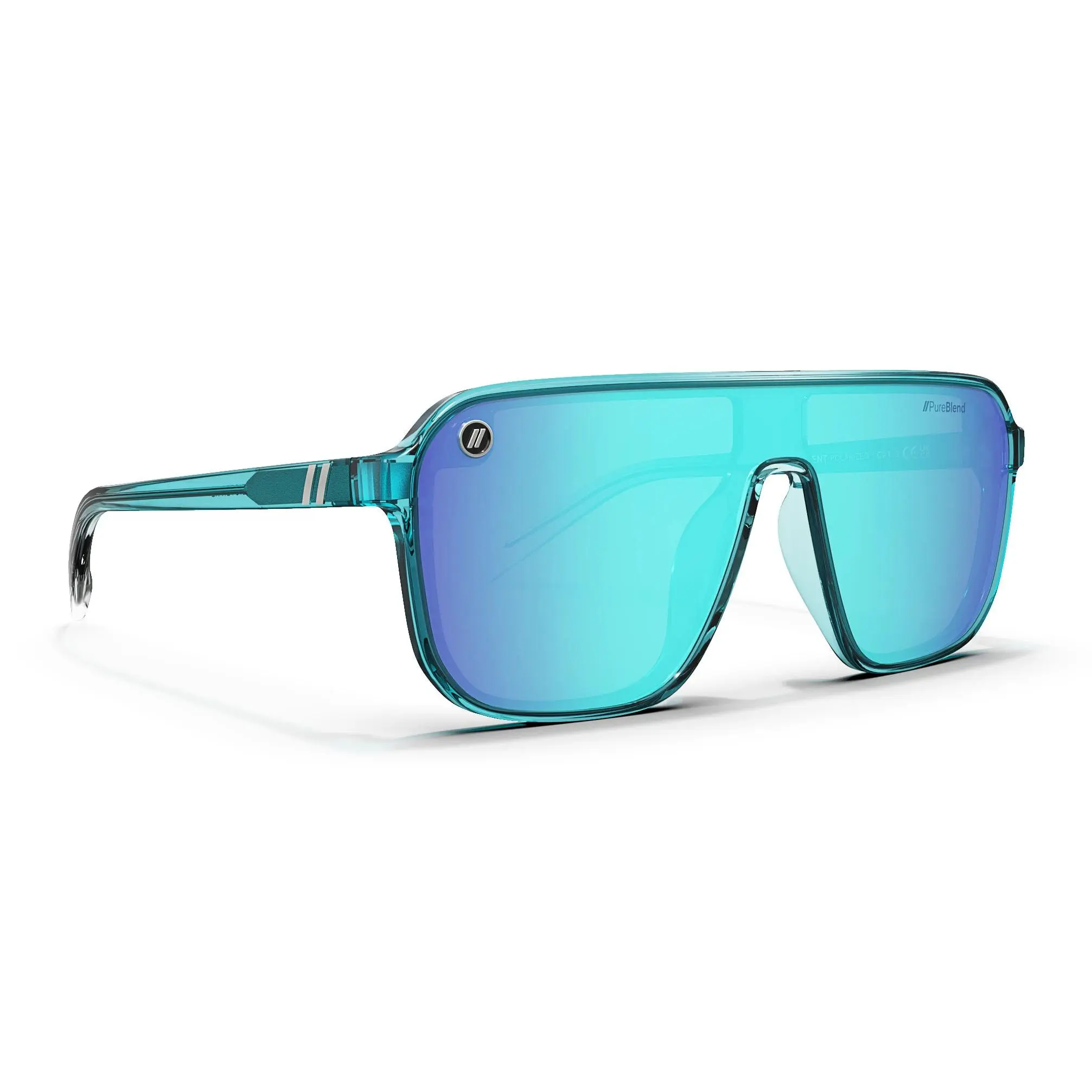 Blenders Eyewear Meister X2 Tropical Current Unisex Polarized Sunglasses - High-Quality Streetwear, Casual Stylish Frames, Sun Protective Driving Eyewear, Streetwear Sunglasses, Sun Protective Eyewear