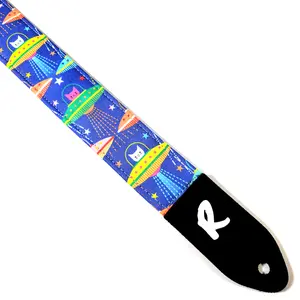 Space Cat Ukulele Strap-Double Padded-Animal Print