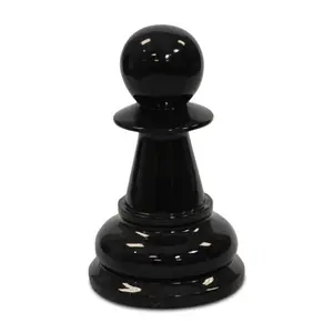 MegaChess 20 Inch Black Fiberglass Pawn Giant Chess Piece