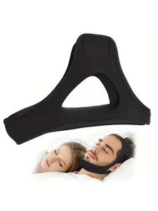 New adjustable chin rest anti-snoring sleep belt, a travel essential, unisex, breathable and comfortable, easy to wear while sleeping, anti-mouth breathing bandage, anti-snoring belt, healthy anti-snoring belt, Mother's Day gift.
