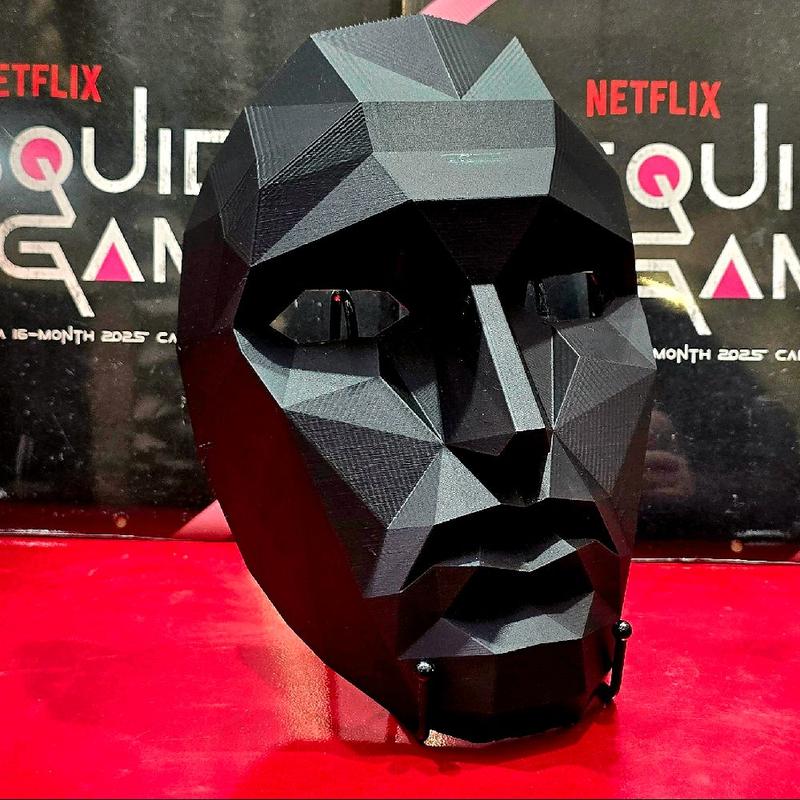 **Frontman Mask – Squid Game Inspired (3D Printed)