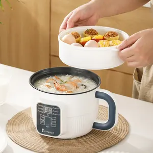 Multifunctional rice cooker: all-in-one cooking—prepare any food with a single button! For home use by 1–2 people; includes a variety of recipes; smart scheduling; quick cooking for rice, stews, soups, pasta, steak, hot pot dishes, and legumes.