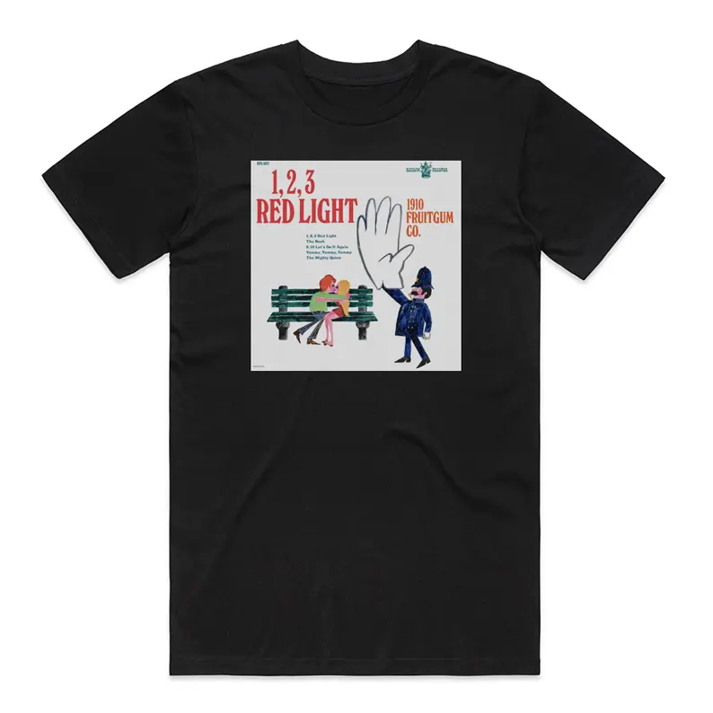 1910 Fruitgum Company 1 2 3 Red Light  T-Shirt Black