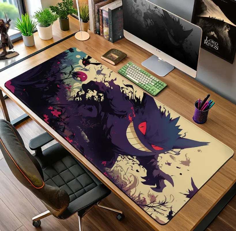 Gengar Mouse Pad, Shadow Gamer Desk Mat