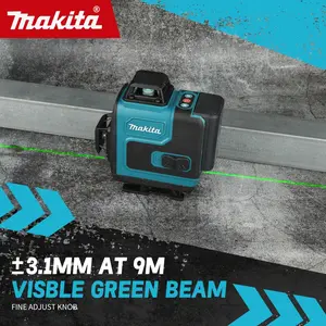 Makita High - Precision 16 - Line Level: Green Light Laser for Wall Mounting, Ultra - Portable Design