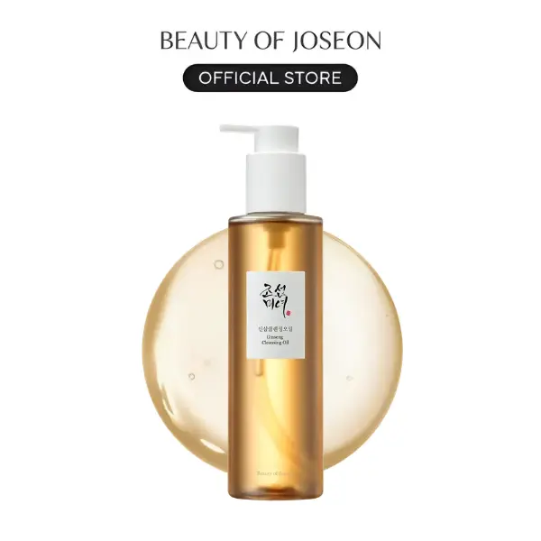 [Beauty of Joseon Official] Ginseng Cleansing Oil for Sensitive, Acne-Prone Facial Skin. Korean Skin Care for Men and Women, 210ml, 7.1 fl.oz Gift Pore