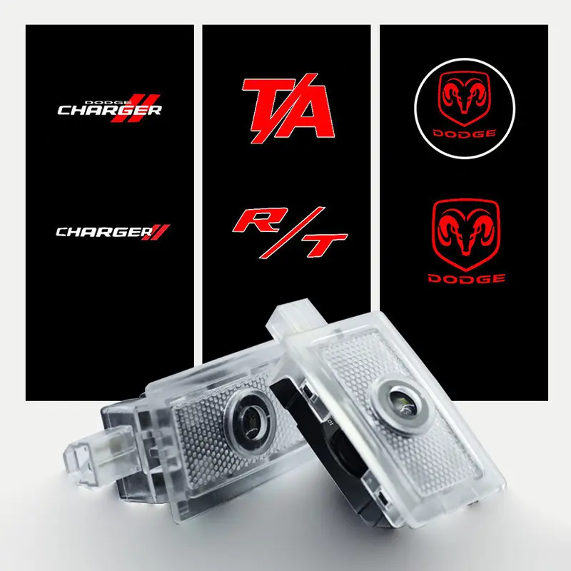 LED Door Welcome Lights for Dodge Challenger SRT - Custom Fit LED Puddle Lights
