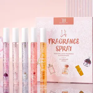 5-Piece Summer Romantic Perfume Gift Set, Fragrance Sets with Long-Lasting Floral Fragrance, Atmosphere-Enhancing Scent, Ideal Holiday Gift for Women for Christmas and Halloween, Perfect for Celebrations and Daily Life