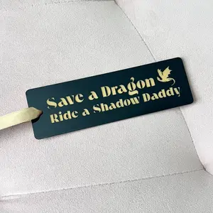 Xaden Riorsen Bookmark | Save a Dragon Ride a Shadow Daddy | Empyrean Series | Fourth Wing Inspired Acrylic Bookmark