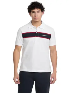 GUESS Jeans Male Piquet Striped Polo