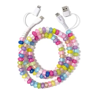 Beaded Phone Charger Kaleidescope