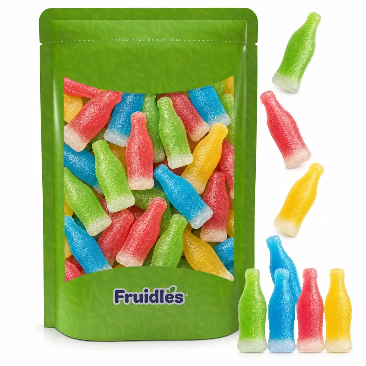 Original Wax Bottles Candy Drinks, Half Pound Liquid Filled Mini Drinks, Party Favorite Treats (Half Pound)