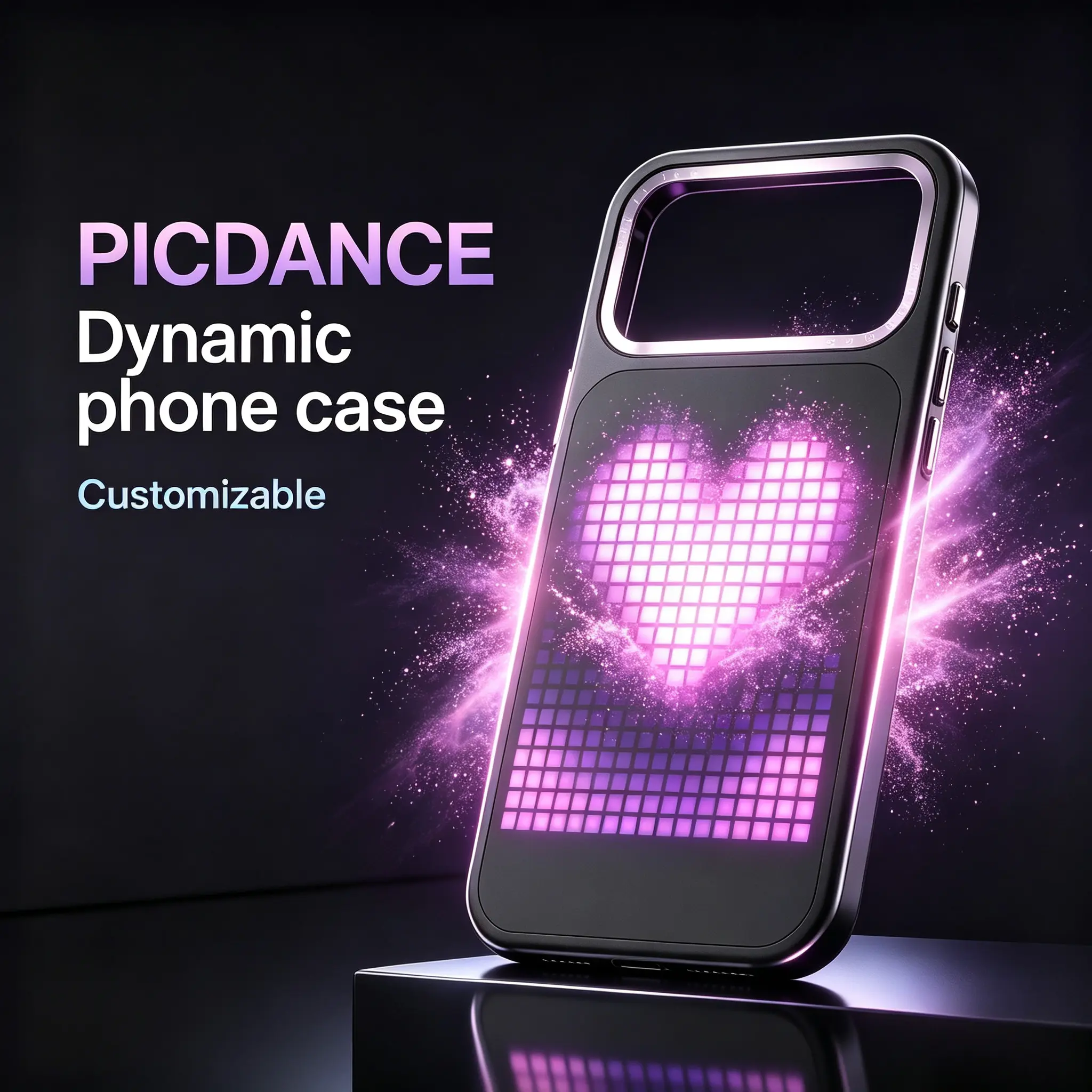 PicDance Smart Dynamic Phone Case — Comfortable case for handheld mobile devices, providing shock-absorbing protection