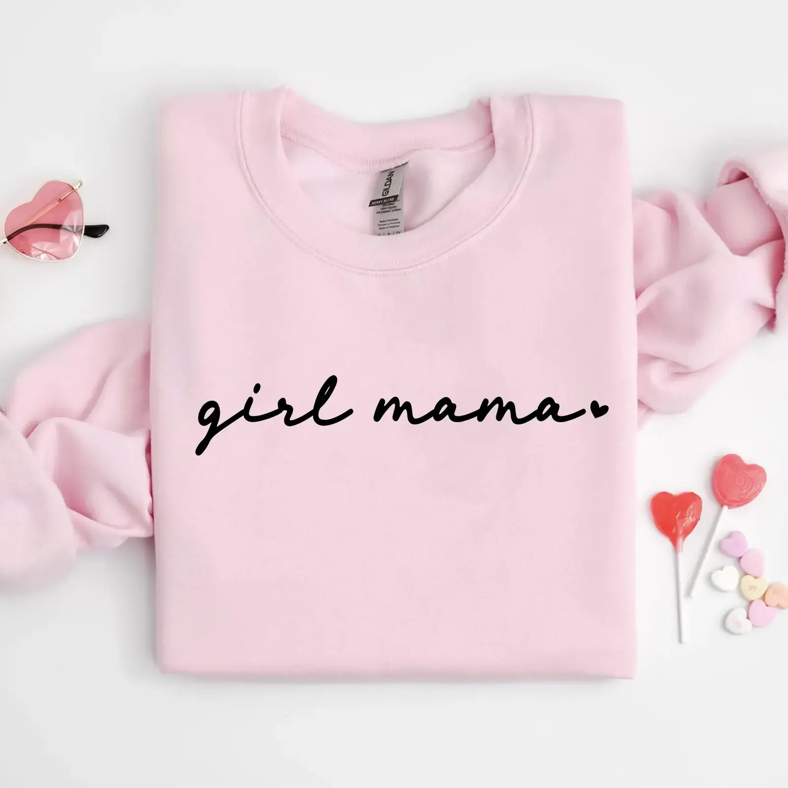 Girl Mama Sweatshirt, Mom Life Sweatshirt, Mother's Day Sweatshirt, Funny Mother's Day Gift, Gift for Mom, Cute Mom Crewneck