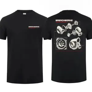 Wrenchworkz Turbo T-Shirt, Exploded Turbocharger Blueprint Graphic, Wrenchworkz Performance Engine Shirt for Diesel Mechanics & Gearheads, Gift for Truck Enthusiasts or Boosted Car Lovers