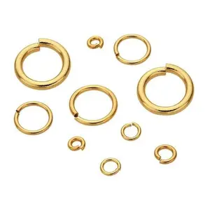 Yellow Gold-Filled Jump Rings, 20 Gauge - Jewelry Making Supplies