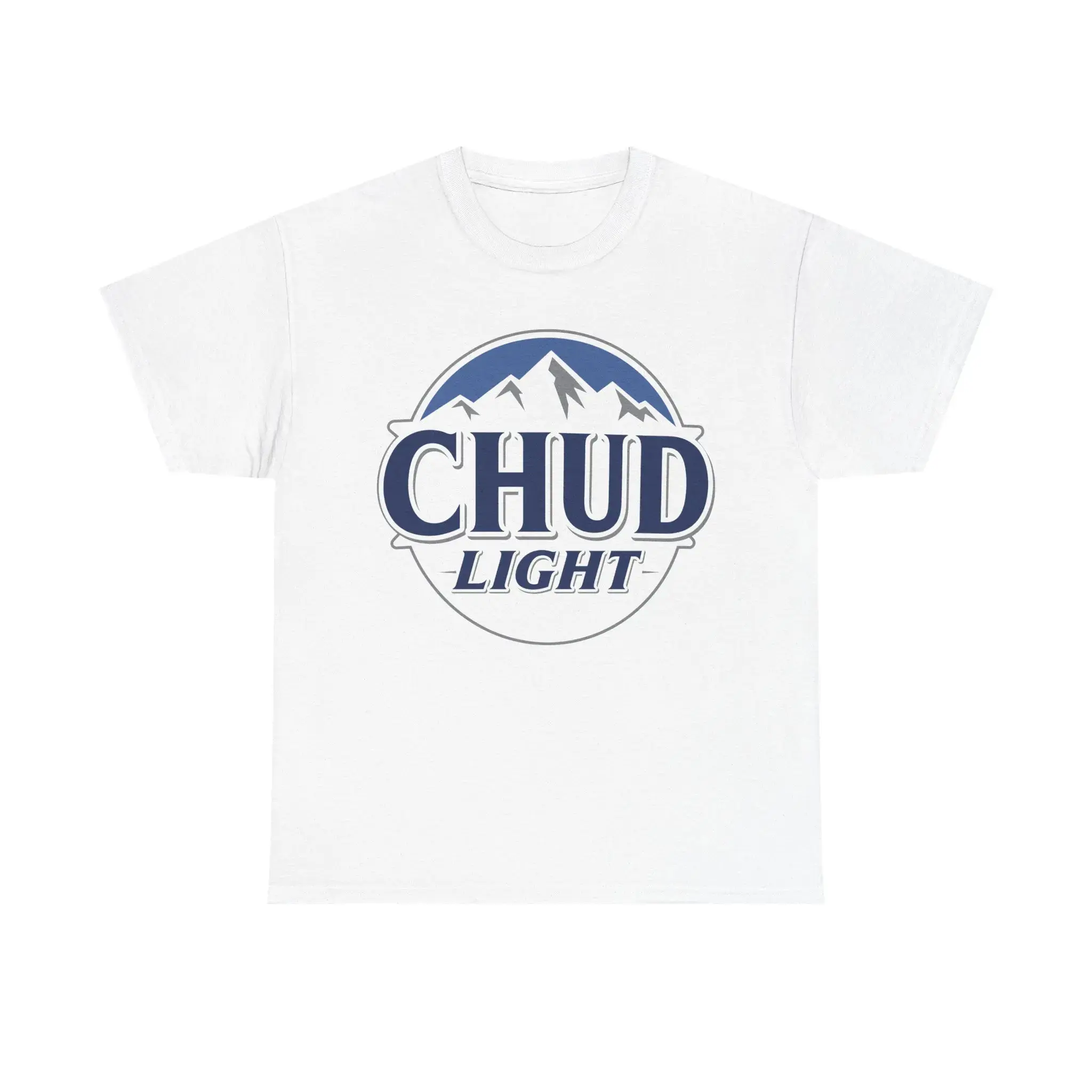 Menswear Unisex Cotton Chud Meme Graphic Tshirt - Soft Round Neck Shortsleeve Casual Top for Men