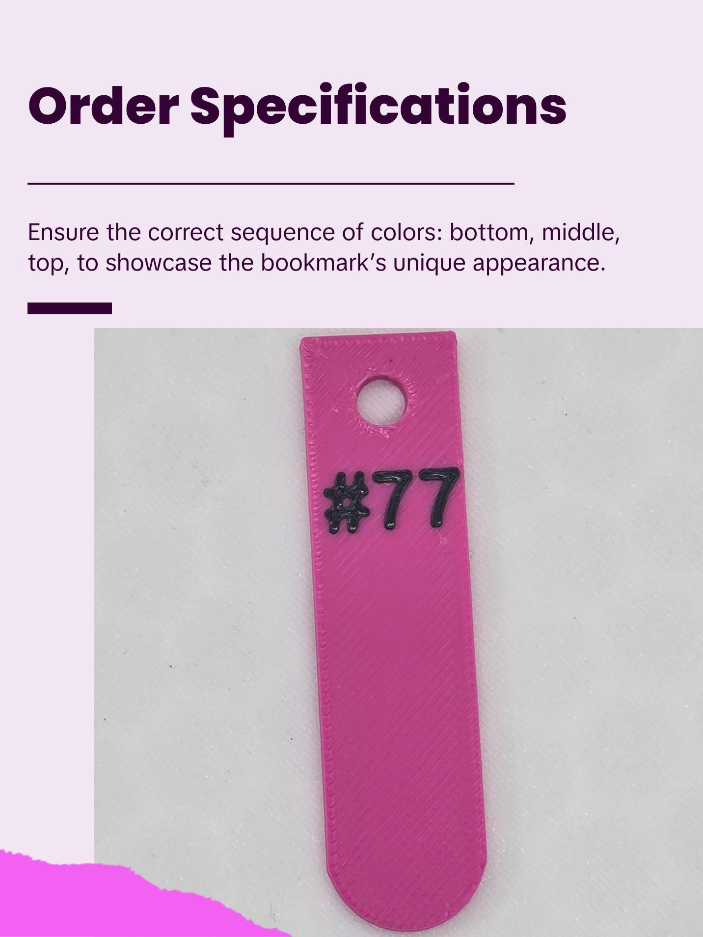 Class of 2026 Customizable Graduation Gift Bookmark - Personalized School Year Keepsake with Color Options for Seniors