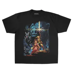 The Legend of Zelda T-Shirt, Video Game Shirt, Graphic Tee, Unisex T-Shirt, Dark Aesthetic Tee, Distressed Gamer Gift, Vintage Gamer Streetwear Menswear Top