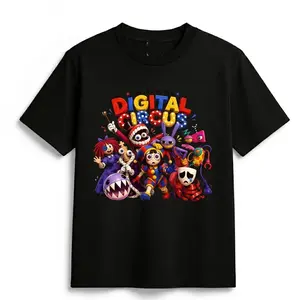 The Amazing Digital Circus T-Shirt | TADC Characters Anime Graphic Tee | Colorful Circus Theme Shirt | Unisex Casual Streetwear | Digital Circus Fan Gift for Boys & Girls
