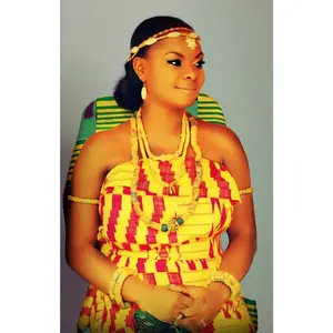 Authentic Hand Weaved Kente Cloth A378