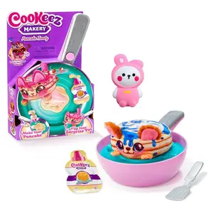 Cookeez Makery Pancake Treatz Interactive Plush Baking Toy + Squishy Friendz Bundle Ages 6+