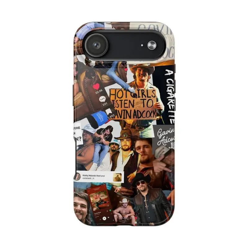Gavin Adcook Themed Phone Case Two-In-One Drop-Resistant Mobile Phone Case for iPhone17-12Pro Max Pro Plus and Samsung S25 24 23 Protection Safety