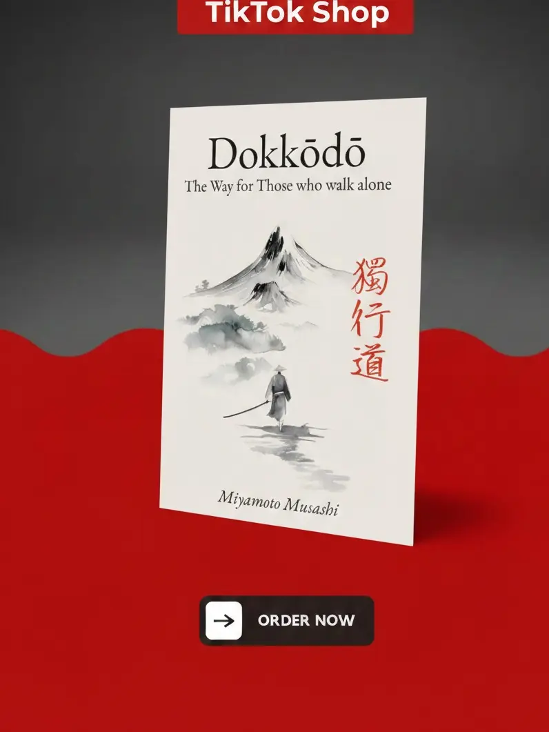 Dokkodo. The Way for Those Who Walk Alone: The 21 Principles of Japanese Samurai Philosophy by Miyamoto Musashi with Illustrations Paperback