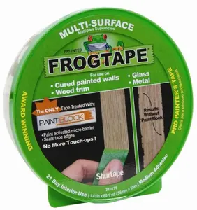 Shurtech 1358465 1.41 in. X 60 Yards Green Multi-Surface Painters Tape