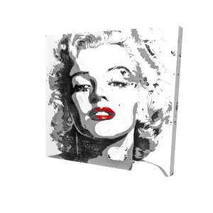 Begin Home Decor 2080-3636-FI2-1 36 x 36 in. Marilyn Monroe Bathroom Figurative Canvas - Home Decor Art