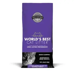 212 MAIN Clumping Multi-Cat Litter Pellets, Lavender-Scented Large Pack Cat Litter (WB00170), 28 lbs