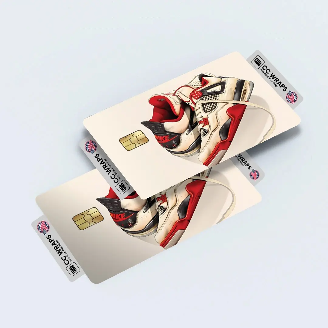 2 Pack Pink Jordans Credit Debit Card Sticker Sneaker Vinyl Skin